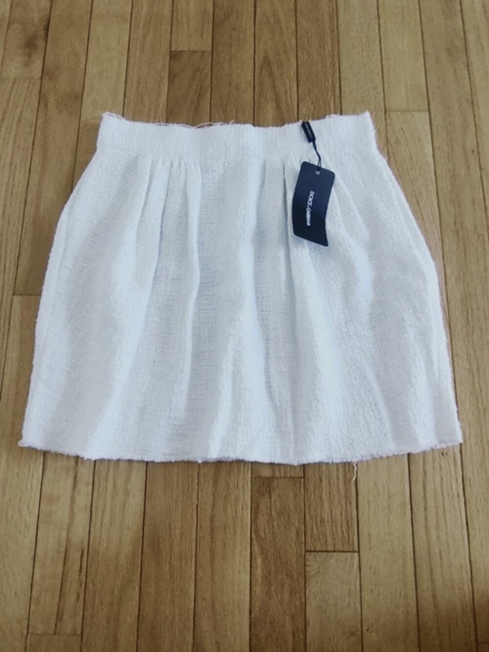 D&G textured mini skirt IT 40 26 w/COAQ